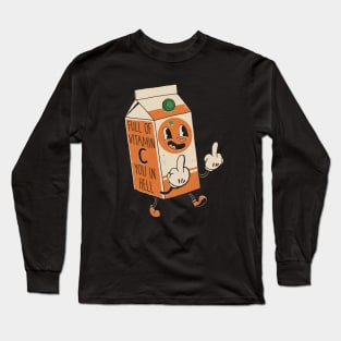Orange: Vitamin C You In Hell Long Sleeve T-Shirt
